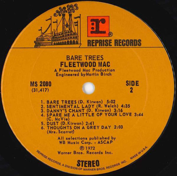 Fleetwood Mac : Bare Trees (LP, Album, Ter)