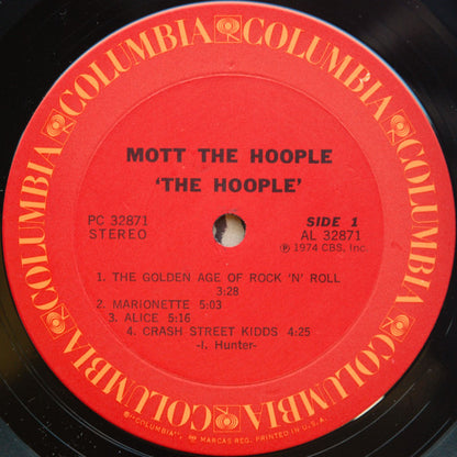 Mott The Hoople : The Hoople (LP, Album, Ter)