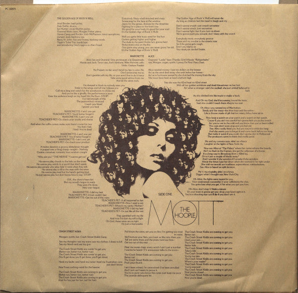 Mott The Hoople : The Hoople (LP, Album, Ter)
