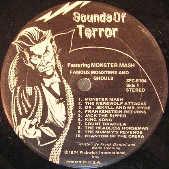 Wade Denning & Frank Daniel (4) : Sounds Of Terror (LP)