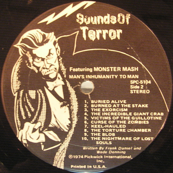 Wade Denning & Frank Daniel (4) : Sounds Of Terror (LP)