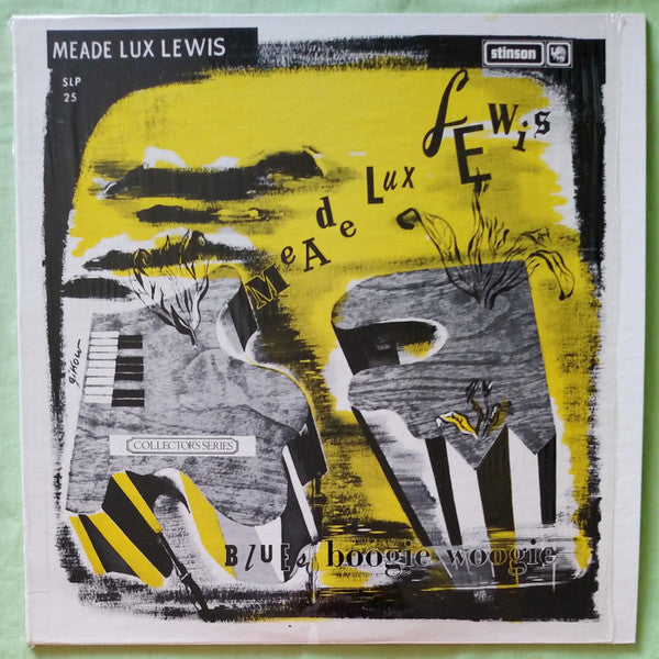 Meade Lux Lewis* : Boogie Woogie And Blues (LP, RE, Red)