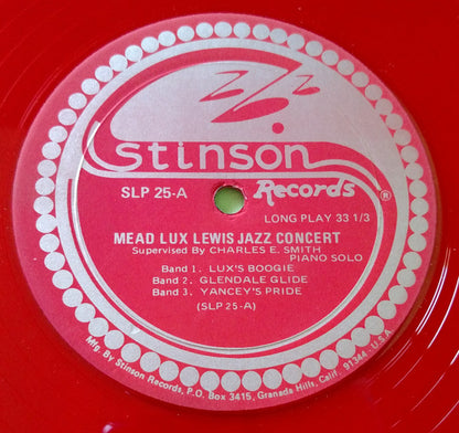 Meade Lux Lewis* : Boogie Woogie And Blues (LP, RE, Red)