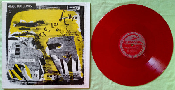 Meade Lux Lewis* : Boogie Woogie And Blues (LP, RE, Red)