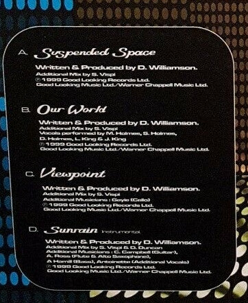 LTJ Bukem : Suspended Space EP (2x12", EP, Ltd)