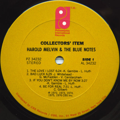 Harold Melvin & The Blue Notes* : Collectors' Item (LP, Comp, Pit)