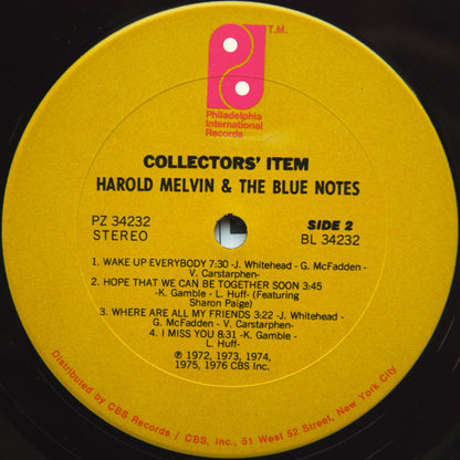 Harold Melvin & The Blue Notes* : Collectors' Item (LP, Comp, Pit)