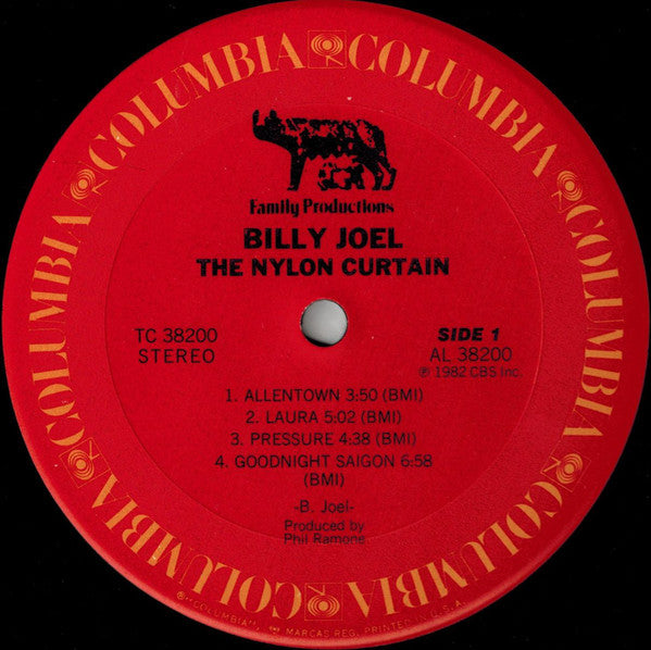 Billy Joel : The Nylon Curtain (LP, Album, Ter)