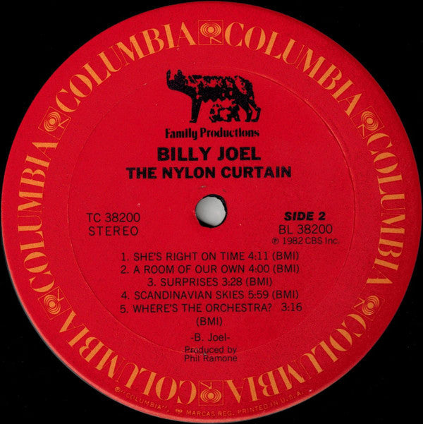 Billy Joel : The Nylon Curtain (LP, Album, Ter)