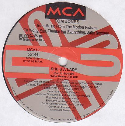 Tom Jones : She's A Lady (12")