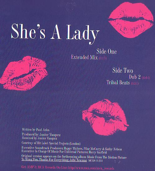 Tom Jones : She's A Lady (12")