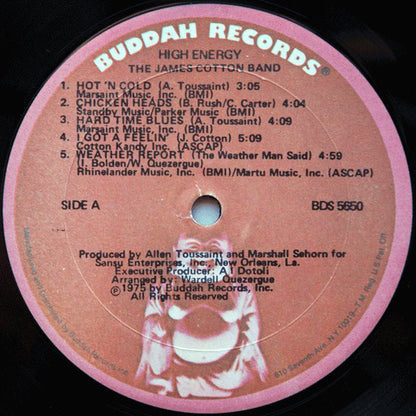 The James Cotton Band : High Energy (LP, Album, Gol)