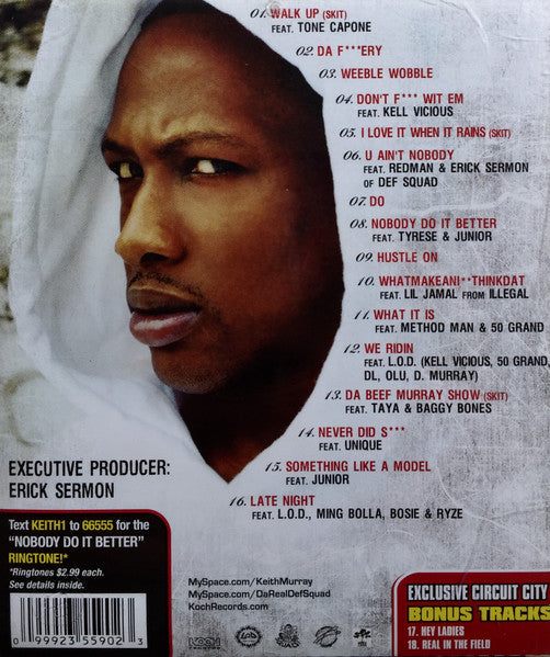 Keith Murray : Rap-Murr-Phobia (The Fear Of Real Hip-Hop) (CD, Album, S/Edition)