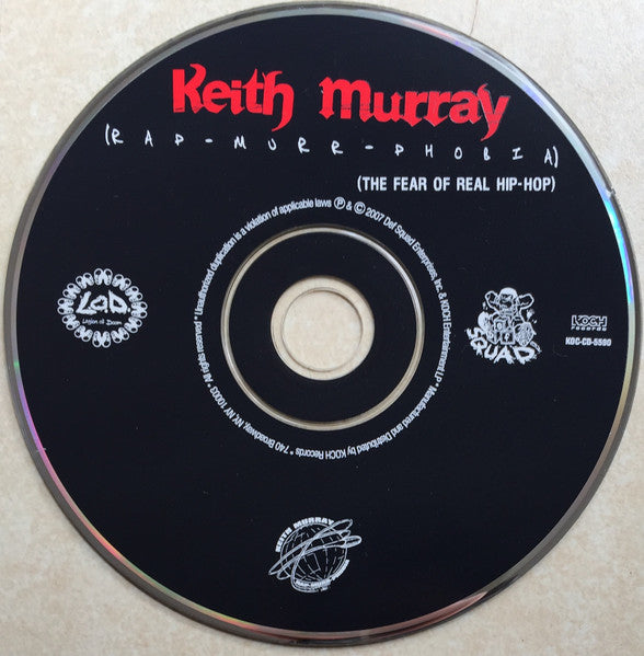 Keith Murray : Rap-Murr-Phobia (The Fear Of Real Hip-Hop) (CD, Album, S/Edition)