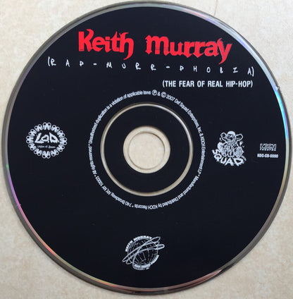 Keith Murray : Rap-Murr-Phobia (The Fear Of Real Hip-Hop) (CD, Album, S/Edition)