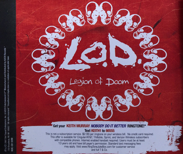 Keith Murray : Rap-Murr-Phobia (The Fear Of Real Hip-Hop) (CD, Album, S/Edition)