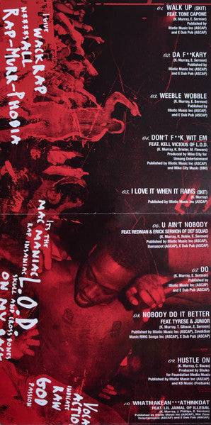 Keith Murray : Rap-Murr-Phobia (The Fear Of Real Hip-Hop) (CD, Album, S/Edition)