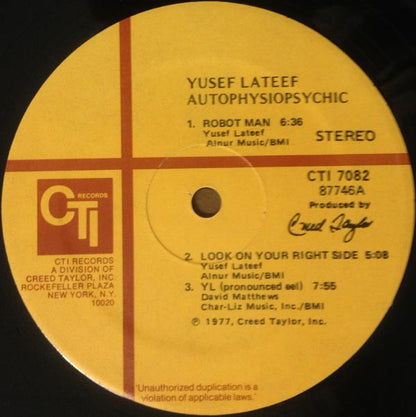 Yusef Lateef With Art Farmer : Autophysiopsychic (LP, Album)