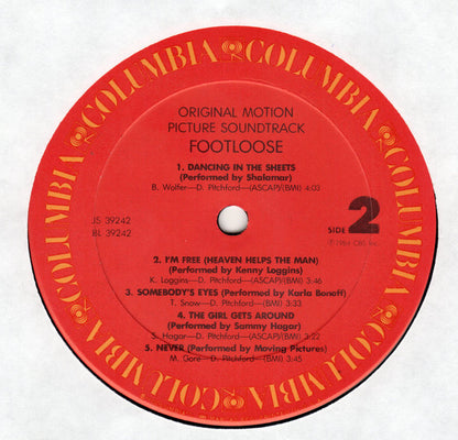 Various : Footloose (Original Motion Picture Soundtrack) (LP, Comp, Car)