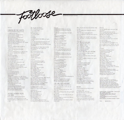 Various : Footloose (Original Motion Picture Soundtrack) (LP, Comp, Car)