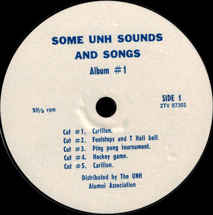 Various : Some UNH Sounds And Songs (7")