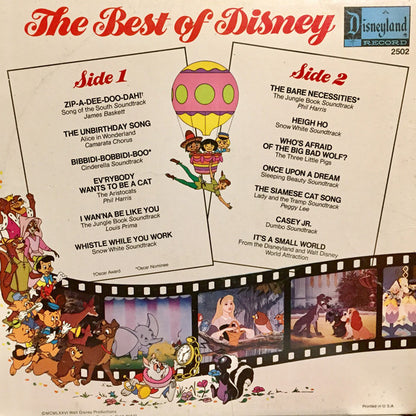 Various : The Best Of Disney Volume One (LP, Comp, RP)