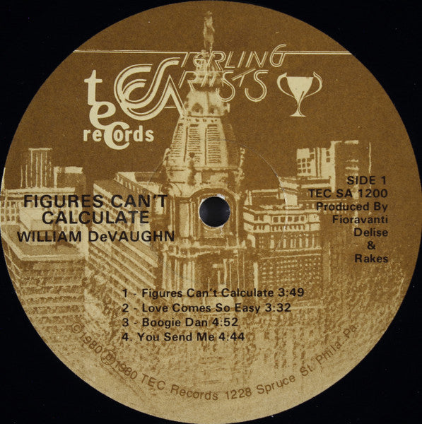 William DeVaughn : Figures Can't Calculate The Love I Have For You (LP, Album)