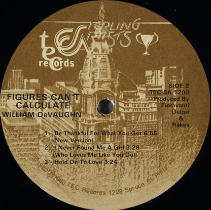 William DeVaughn : Figures Can't Calculate The Love I Have For You (LP, Album)