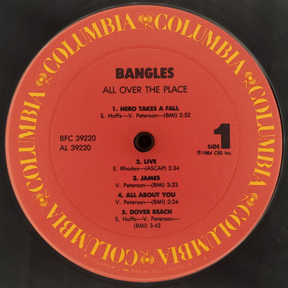 Bangles : All Over The Place (LP, Album, Pit)