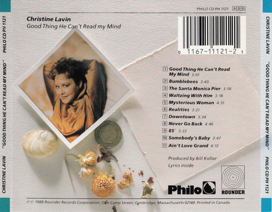 Christine Lavin : Good Thing He Can't Read My Mind (CD, Album)