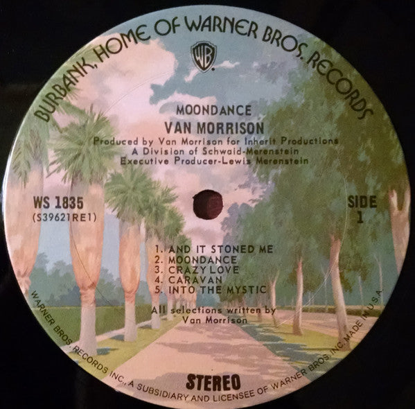 Van Morrison : Moondance (LP, Album, RE, Ter)