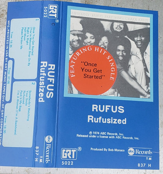 Rufus Featuring Chaka Khan* : Rufusized (Cass, Album)