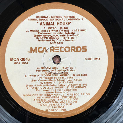 Various : National Lampoon's Animal House (Original Motion Picture Soundtrack) (LP, Comp, Glo)