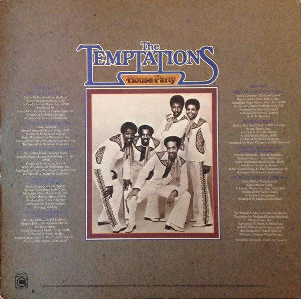The Temptations : House Party (LP, Album, Dix)
