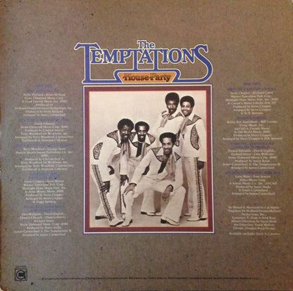 The Temptations : House Party (LP, Album, Dix)