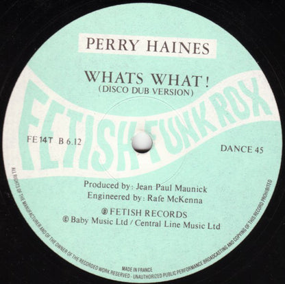 Perry Haines : Whats Funk? (12", Single)
