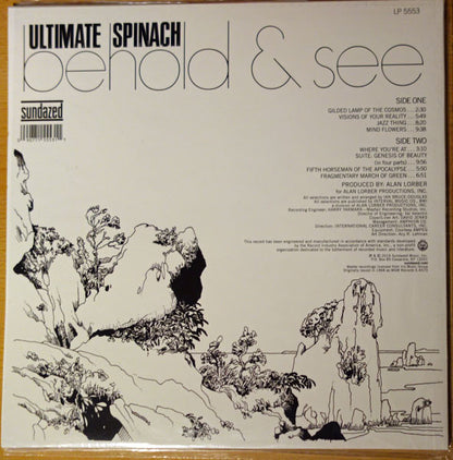 Ultimate Spinach : Behold & See (LP, Album, Mono, RE, Spi)