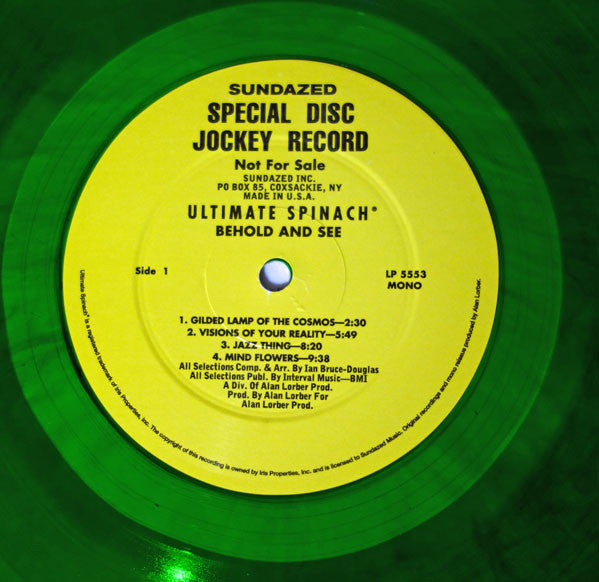 Ultimate Spinach : Behold & See (LP, Album, Mono, RE, Spi)
