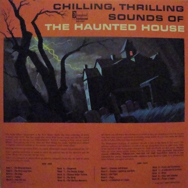 No Artist : Chilling, Thrilling Sounds Of The Haunted House (LP, Album, Ora)