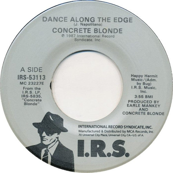 Concrete Blonde : Dance Along The Edge (7", Single)