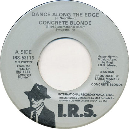 Concrete Blonde : Dance Along The Edge (7", Single)