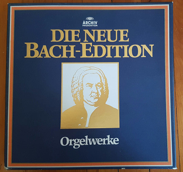 Johann Sebastian Bach : Orgelwerke (16xLP + Box, Comp, RE)