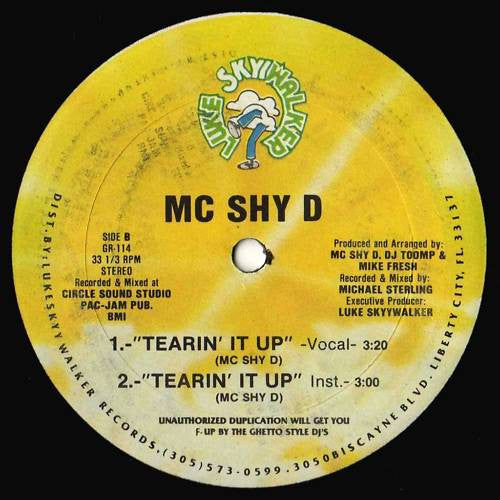 MC Shy D : I Wanna Dance (12")