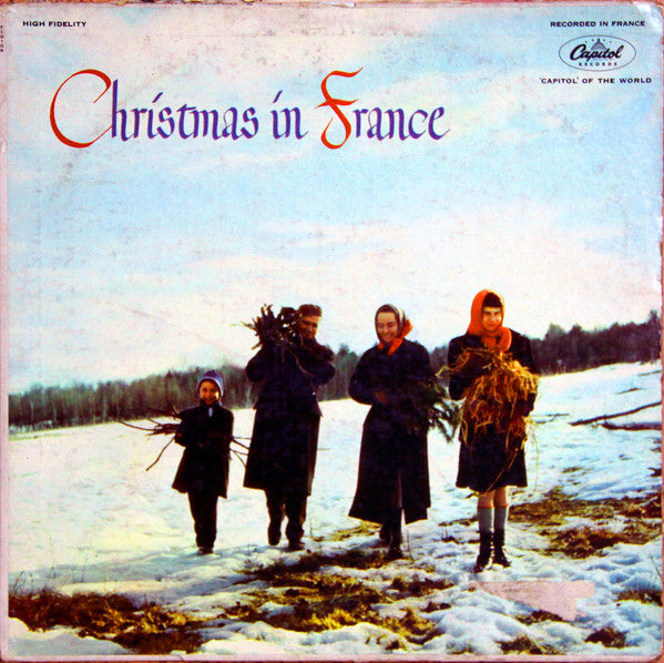 Les Petits Chanteurs De Versailles : Christmas In France (LP, Album, Mono, Scr)