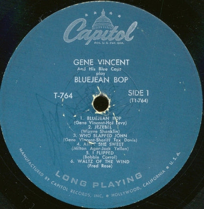 Gene Vincent & His Blue Caps : Bluejean Bop! (LP, Album)