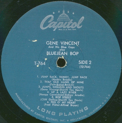Gene Vincent & His Blue Caps : Bluejean Bop! (LP, Album)
