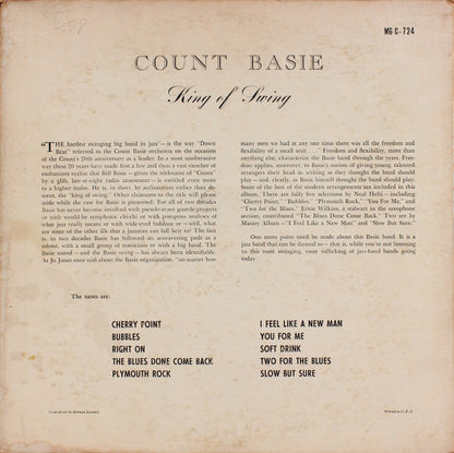 Count Basie : King Of Swing (LP, Album)