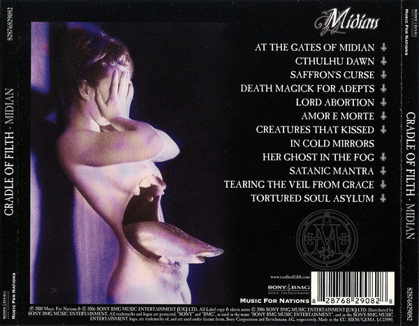 Cradle Of Filth : Midian (CD, Album, RE)