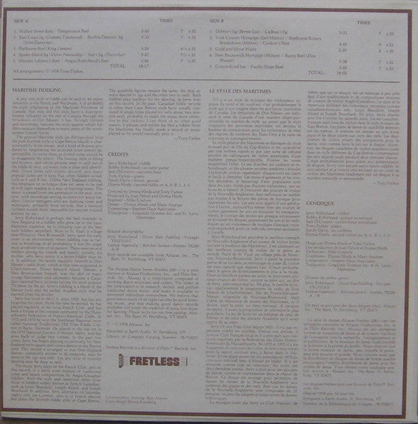 Jerry Robichaud : Maritime Dance Party (LP, Album)