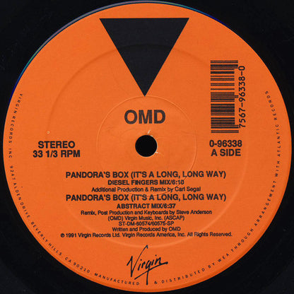 Orchestral Manoeuvres In The Dark : Pandora's Box (It's A Long, Long Way) (12")